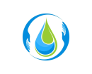 circular-hand-care-with-water-drop-and-nature-leaf-free-vector